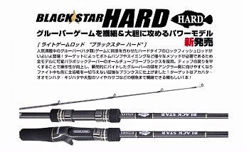 Кастинговое удилище Xesta Light Game Rod Black Star Hard B85MHX Versatile Bain Rocker
